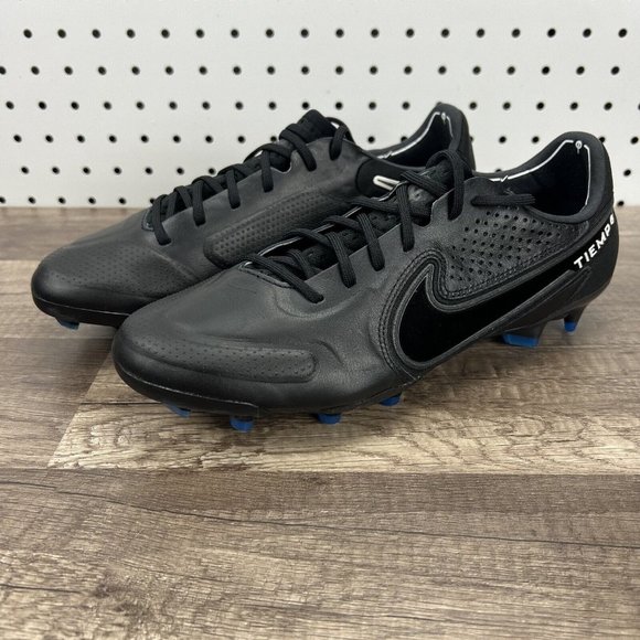 Nike Legend 9 Elite FG Black Blue Soccer Cleats Shoes CZ8482-001) Men\'s Size 8 main image 9